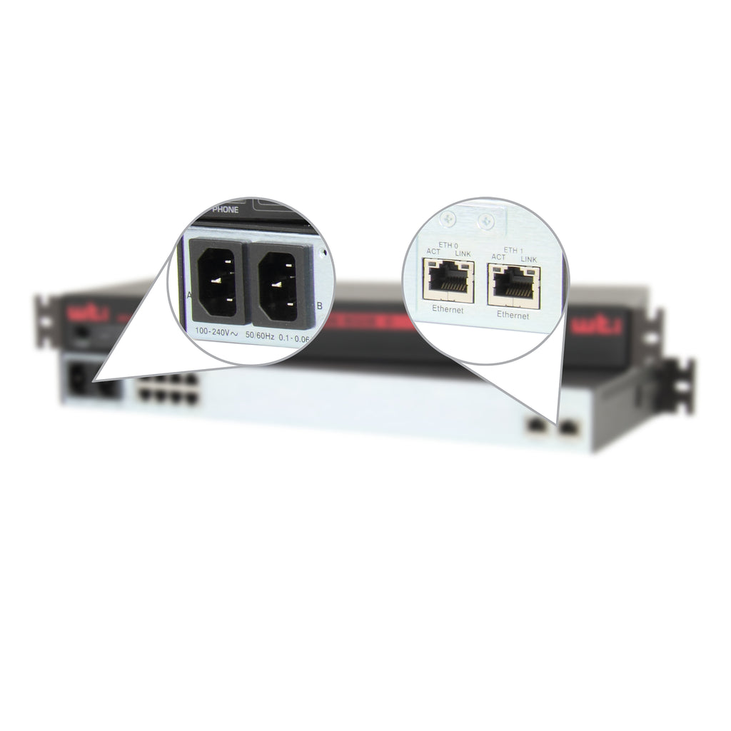 DSM-8-E GigE Console Server (8) Port RJ45 Dual Power Supply, Dual
