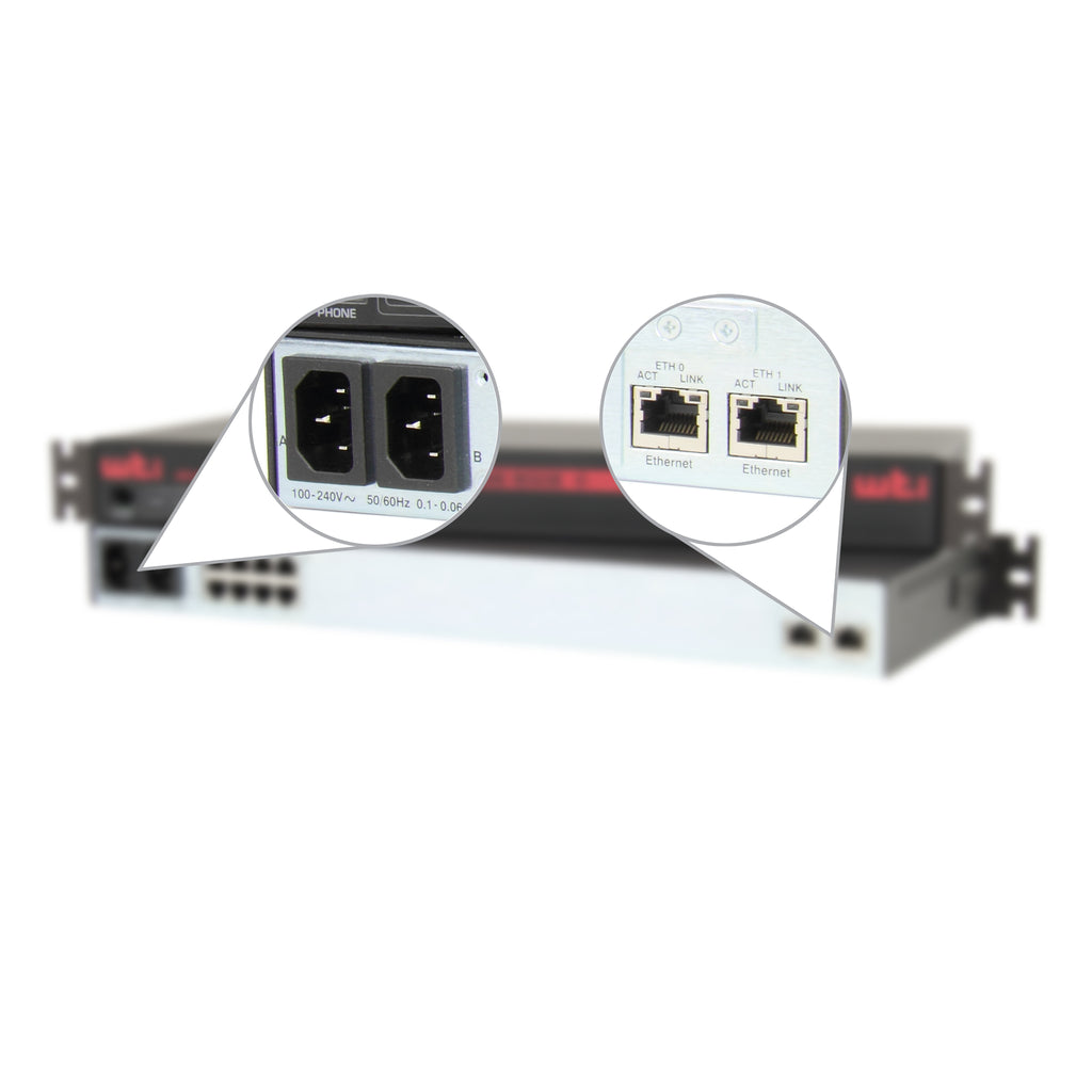 NR-DEP-DSM8 Dual Ethernet Ports + Dual Power Supply Option