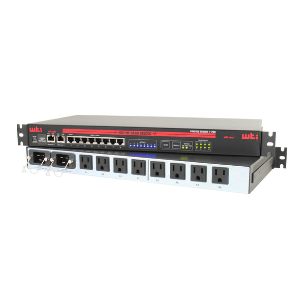 CPM-800-1-E Console Server + PDU, (8) Port, (8) Outlet, Dual GigE