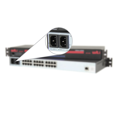 NR-DP-DSM24 Dual Power Supply Option Installed