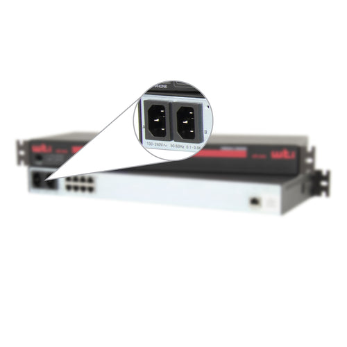 NR-DP-DSM8 Dual Power Supply Option Installed